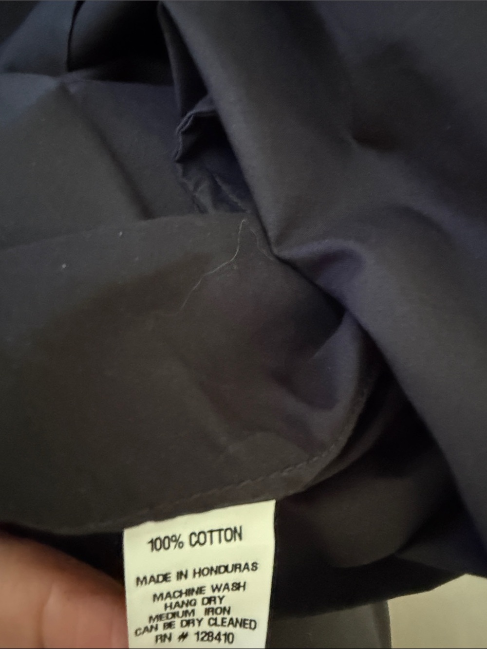 Ann Mashburn Anaya Popover black cotton poplin dress size small - Picture 8 of 9